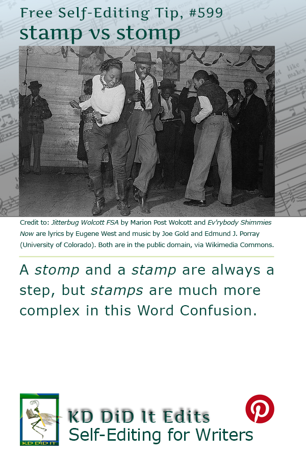 Word Confusion: Stamp versus Stomp