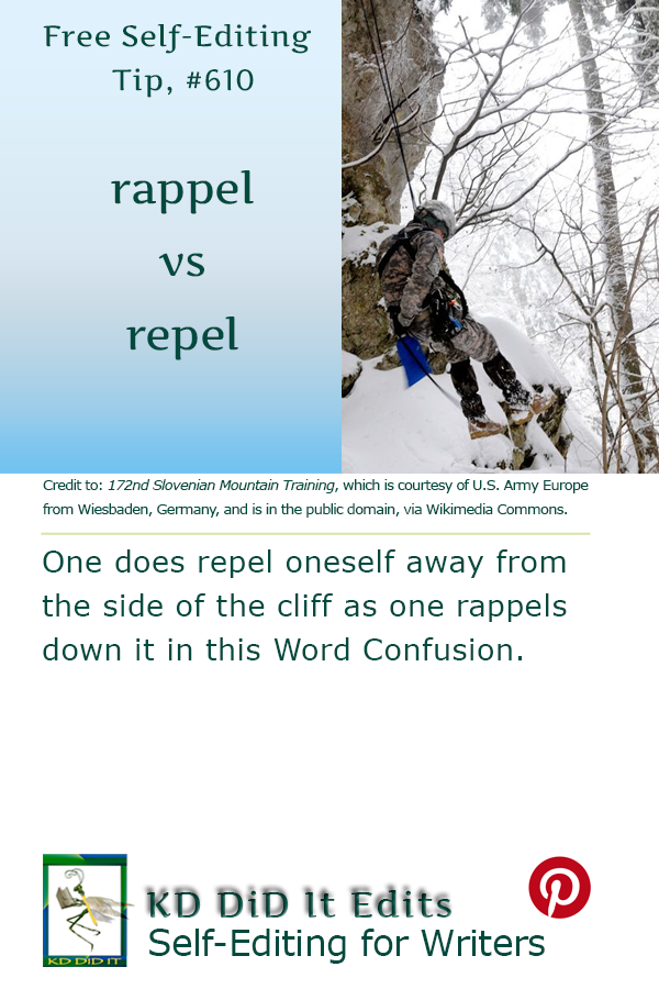 Word Confusion: Rappel versus Repel