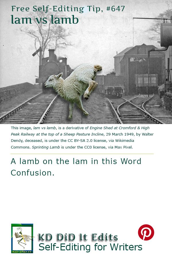Pinterest pin for Lam versus Lamb