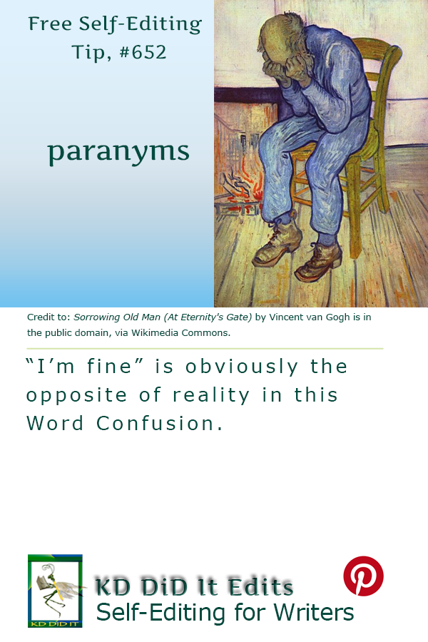 Grammar: Paranyms