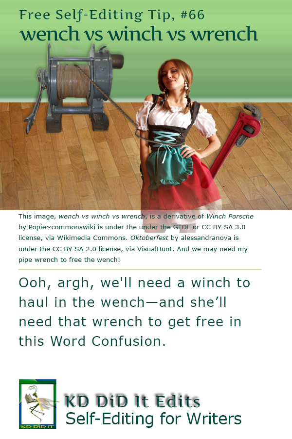 Word Confusion: Wench vs Winch vs Wrench