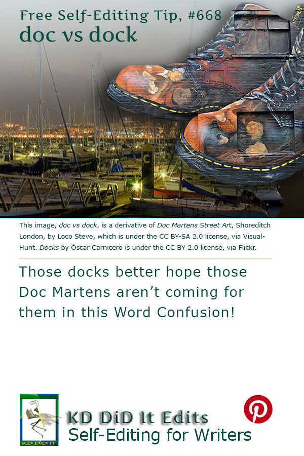 Word Confusion: Doc versus Dock