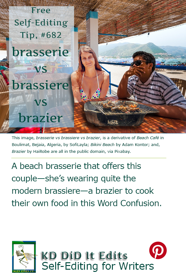 Word Confusion: Brasserie vs Brassiere vs Brazier • KD Did It
