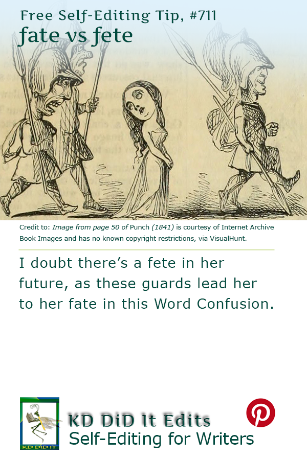 Word Confusion: Fate versus Fete