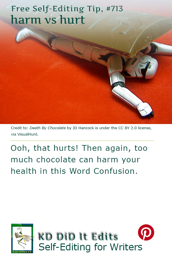 Word Confusion: Harm versus Hurt