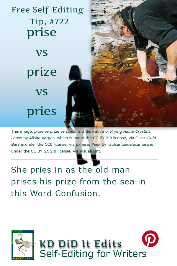 Word Confusion: Pries vs Prise vs Prize