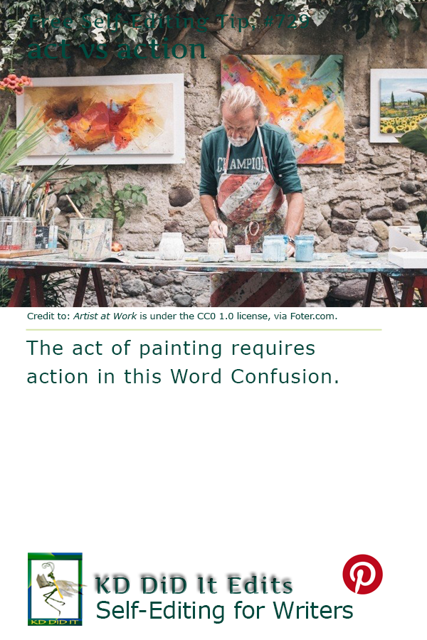 Word Confusion: Act versus Action