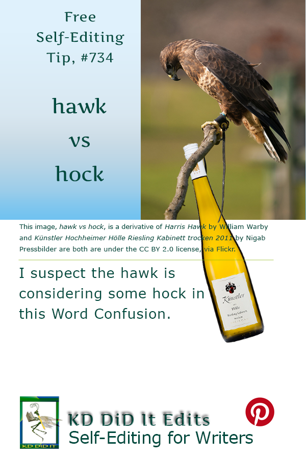 Pinterest pin for Hawk versus Hock
