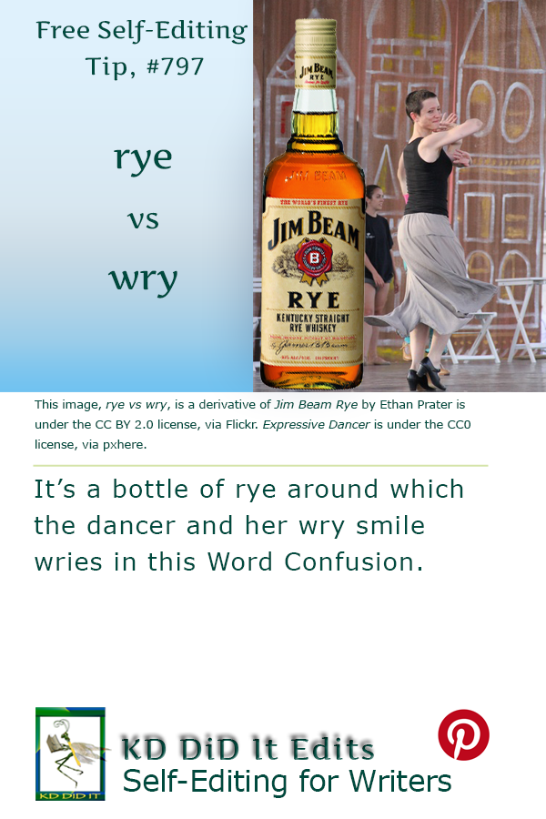 Pinterest pin for Rye versus Wry