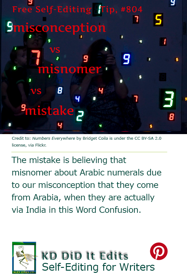 Pinterest pin for Misconception vs Misnomer vs Mistake