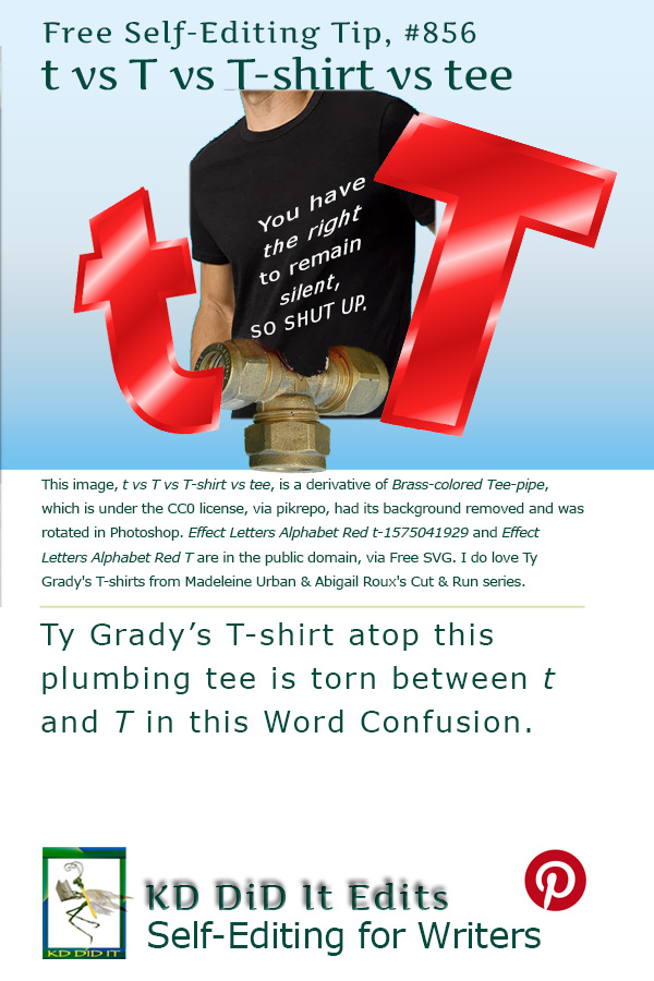 Pinterest pin for t vs T vs T-shirt vs tee