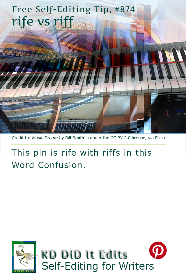 Pinterest pin for Rife versus Riff