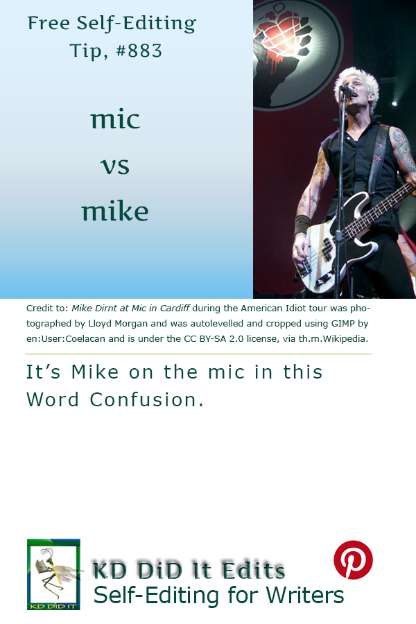 Pinterest pin for Mic versus Mike