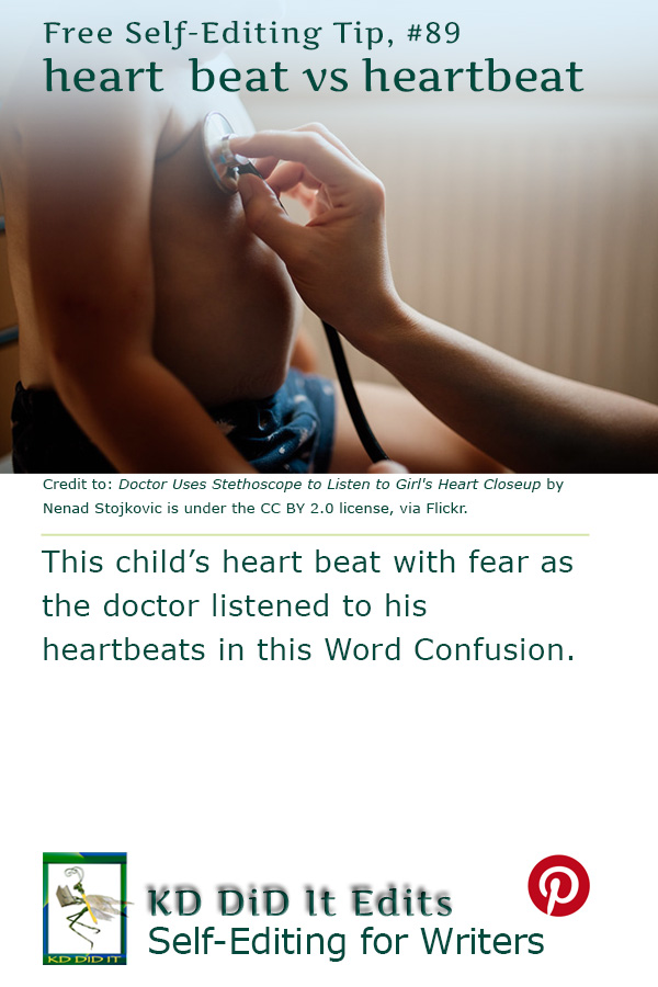 Pinterest pin for Heart Beat versus Heartbeat
