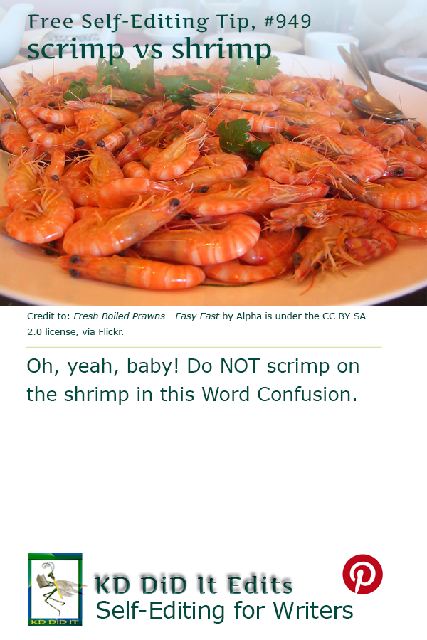 Pinterest pin for Scrimp versus Shrimp