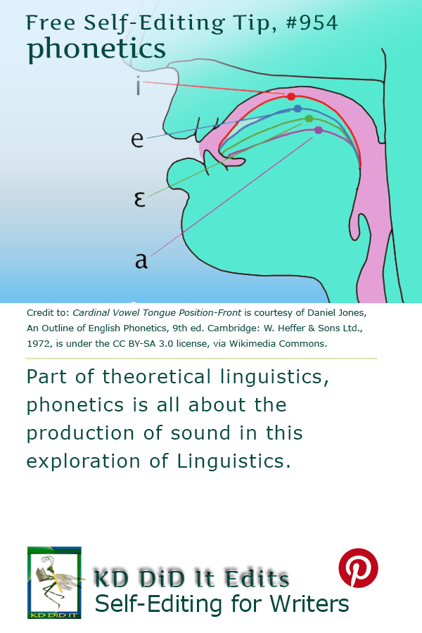 Linguistics: Theoretical Phonetics